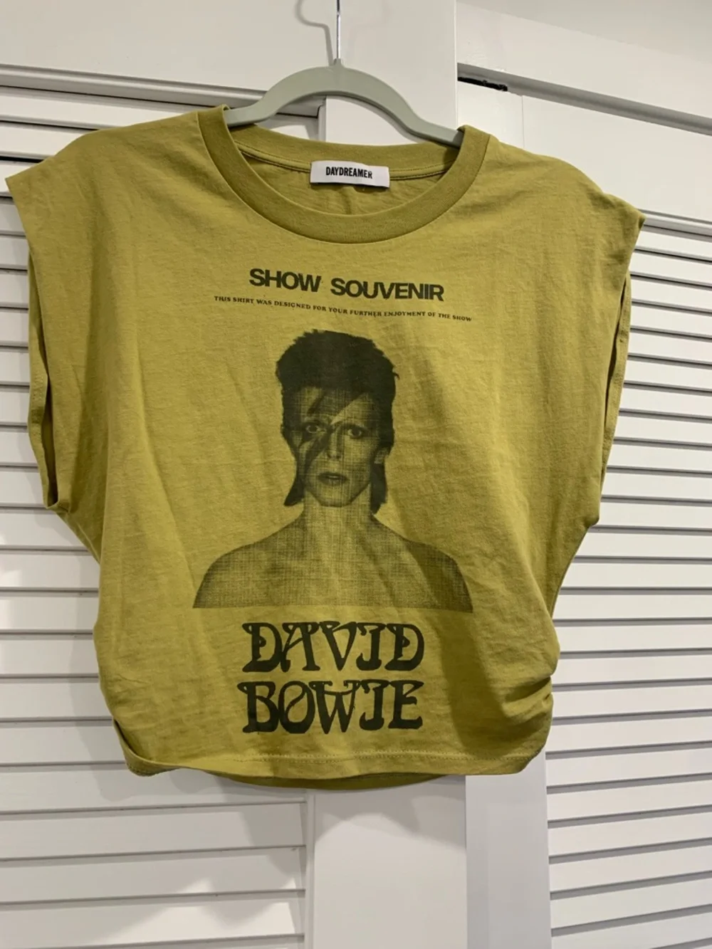 DAYDREAMER David Bowie Show Souvenir size XS T-shirt cropped festival casual - Picture 4 of 7